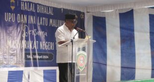 Gubernur Maluku dan Istri menghadiri Halal Bi Halal Di Negeri Tial Kabupaten Maluku Tengah